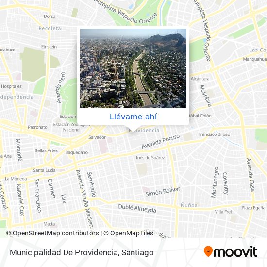 Mapa de Municipalidad De Providencia