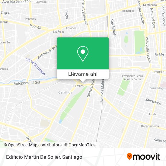 Mapa de Edificio Martín De Solier