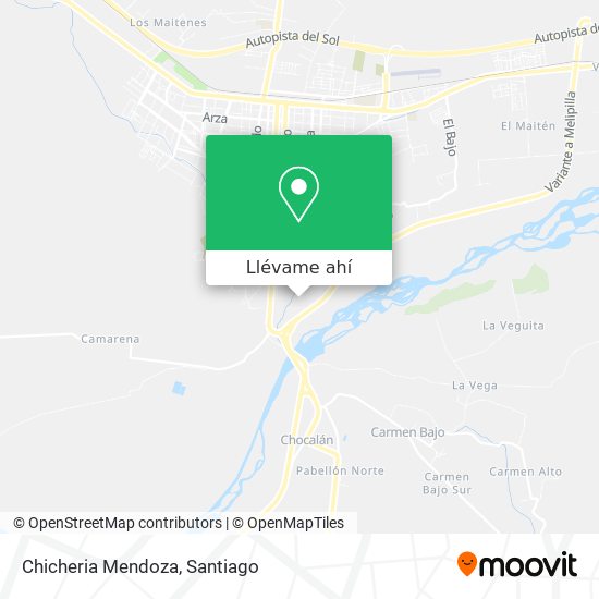 Mapa de Chicheria Mendoza