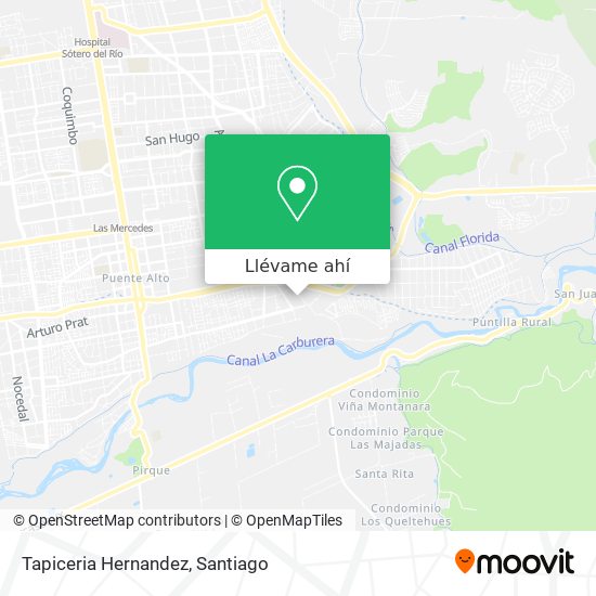 Mapa de Tapiceria Hernandez