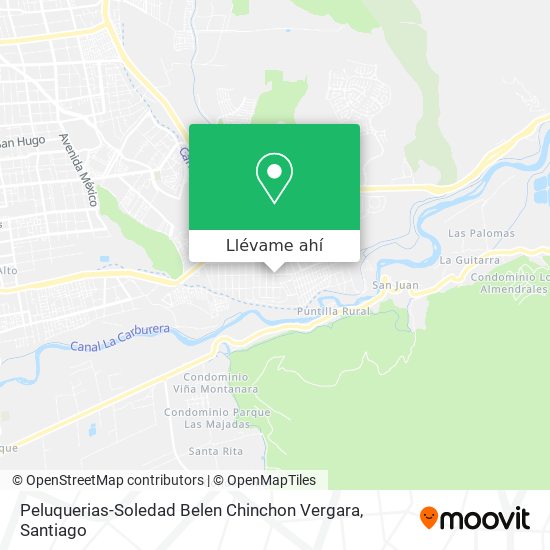 Mapa de Peluquerias-Soledad Belen Chinchon Vergara