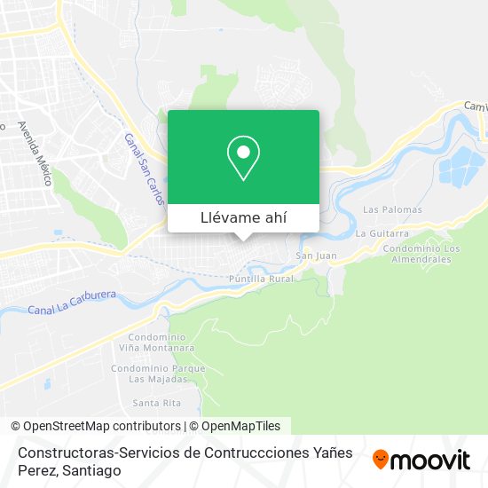 Mapa de Constructoras-Servicios de Contruccciones Yañes Perez