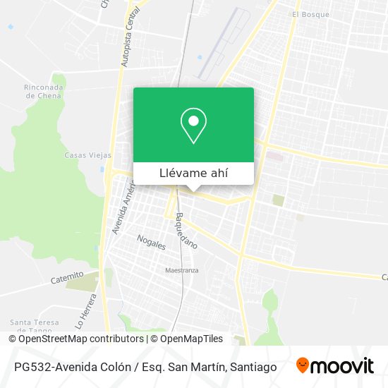 Mapa de PG532-Avenida Colón / Esq. San Martín
