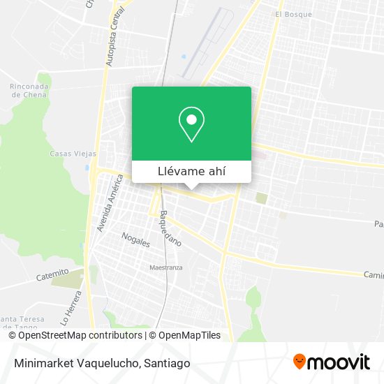 Mapa de Minimarket Vaquelucho