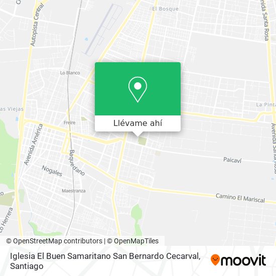 Mapa de Iglesia El Buen Samaritano San Bernardo Cecarval