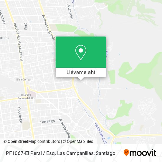 Mapa de PF1067-El Peral / Esq. Las Campanillas