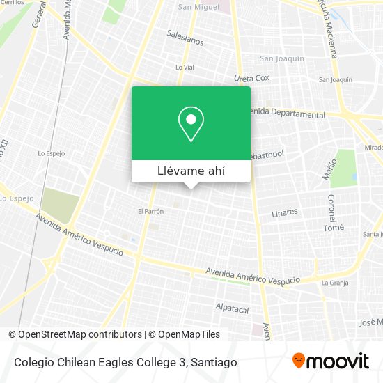 Mapa de Colegio Chilean Eagles College 3