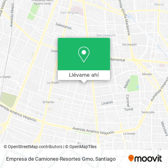 Mapa de Empresa de Camiones-Resortes Gmo