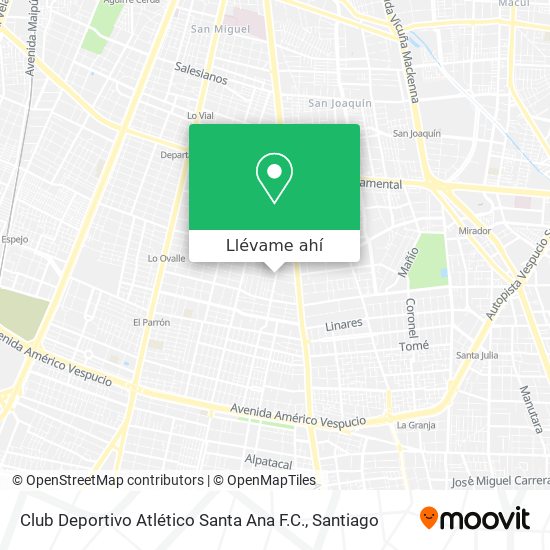Mapa de Club Deportivo Atlético Santa Ana F.C.