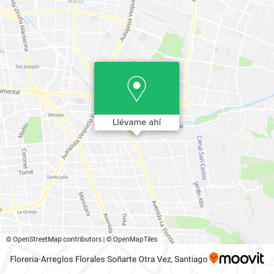 Mapa de Floreria-Arreglos Florales Soñarte Otra Vez