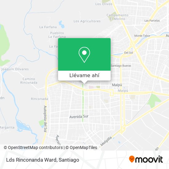 Mapa de Lds Rinconanda Ward