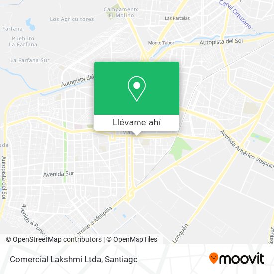 Mapa de Comercial Lakshmi Ltda