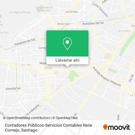 Mapa de Contadores Públicos-Servicios Contables Rene Cornejo