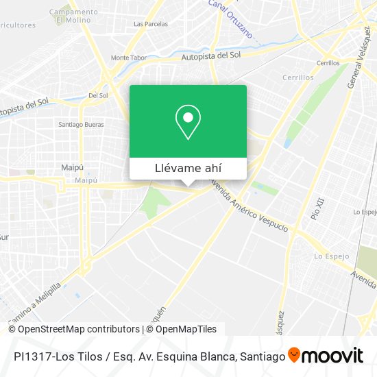 Mapa de PI1317-Los Tilos / Esq. Av. Esquina Blanca