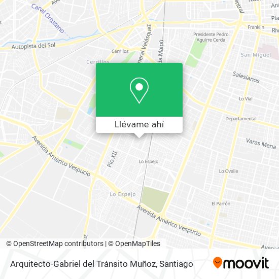 Mapa de Arquitecto-Gabriel del Tránsito Muñoz
