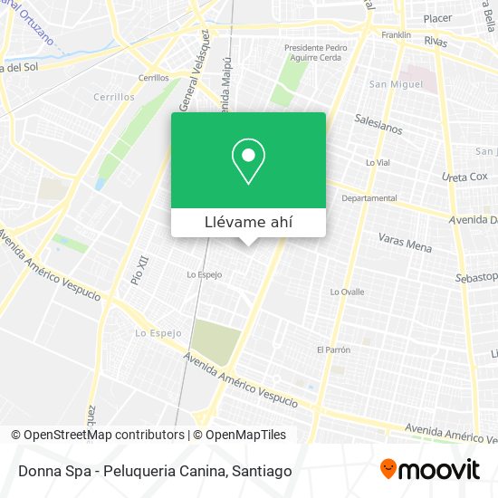 Mapa de Donna Spa - Peluqueria Canina