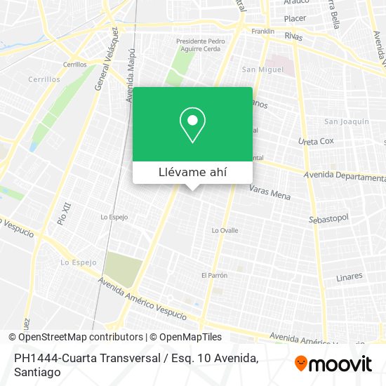 Mapa de PH1444-Cuarta Transversal / Esq. 10 Avenida