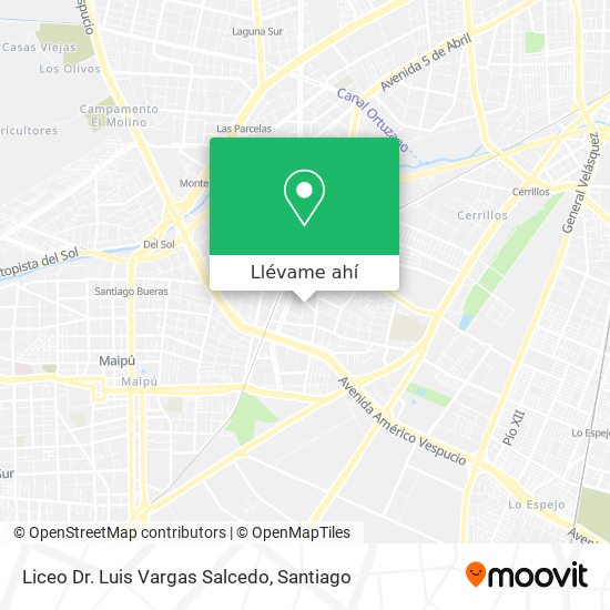 Mapa de Liceo Dr. Luis Vargas Salcedo