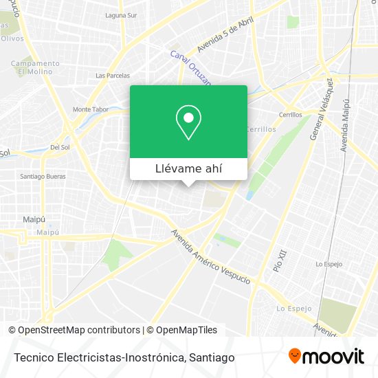 Mapa de Tecnico Electricistas-Inostrónica