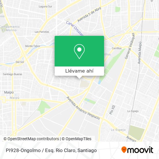Mapa de PI928-Ongolmo / Esq. Rio Claro