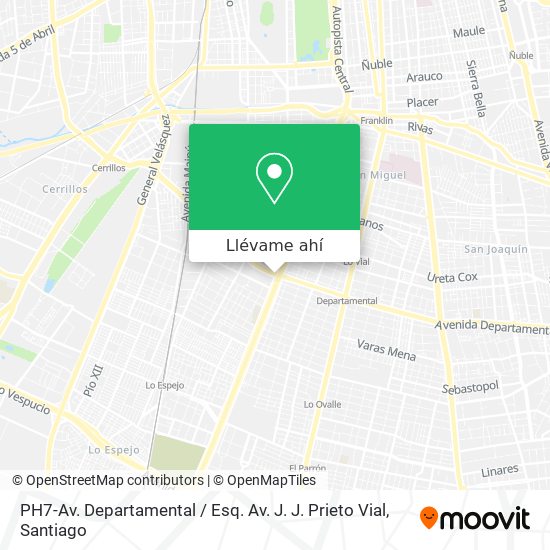 Mapa de PH7-Av. Departamental / Esq. Av. J. J. Prieto Vial