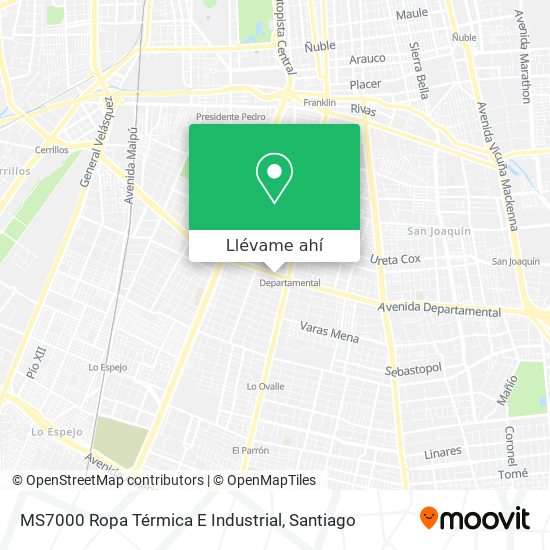 Observar Transitorio vergüenza Cómo llegar a MS7000 Ropa Térmica E Industrial en San Miguel en Metro o  Micro?