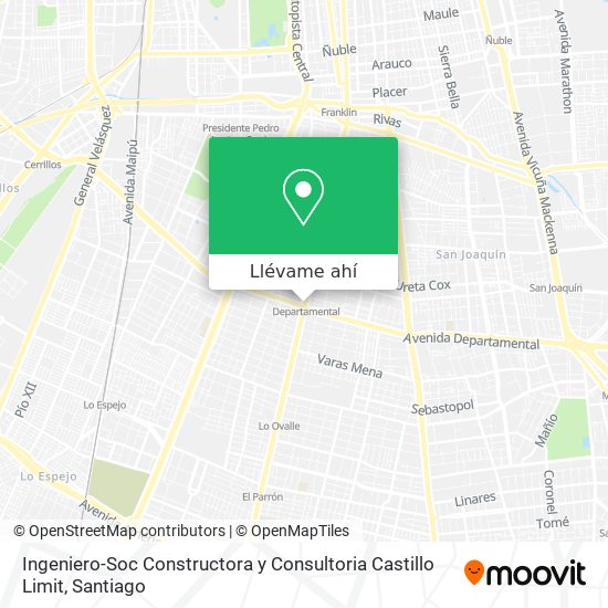 Mapa de Ingeniero-Soc Constructora y Consultoria Castillo Limit