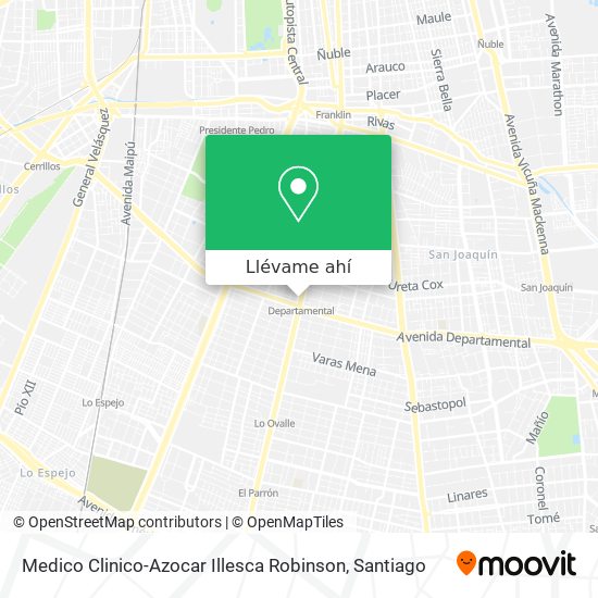 Mapa de Medico Clinico-Azocar Illesca Robinson