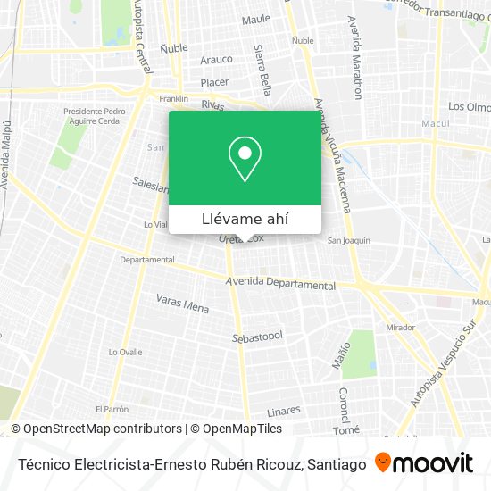 Mapa de Técnico Electricista-Ernesto Rubén Ricouz