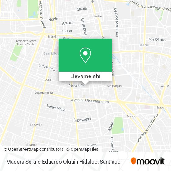 Mapa de Madera Sergio Eduardo Olguin Hidalgo