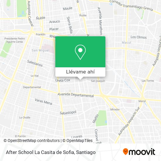 Mapa de After School La Casita de Sofia