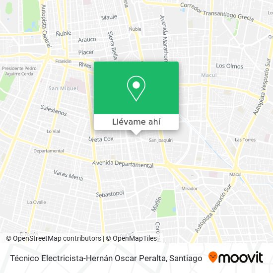 Mapa de Técnico Electricista-Hernán Oscar Peralta