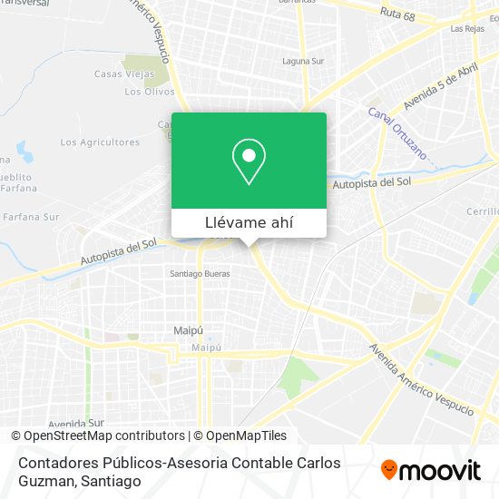 Mapa de Contadores Públicos-Asesoria Contable Carlos Guzman