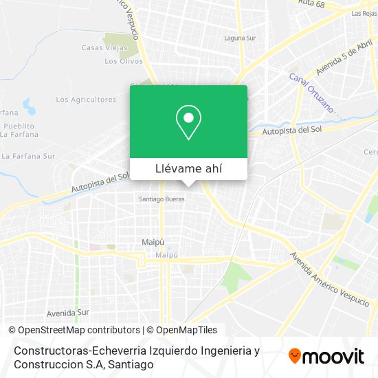 Mapa de Constructoras-Echeverria Izquierdo Ingenieria y Construccion S.A