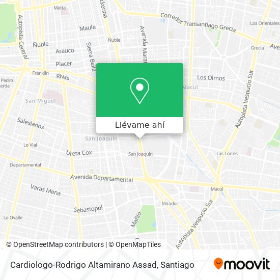 Mapa de Cardiologo-Rodrigo Altamirano Assad