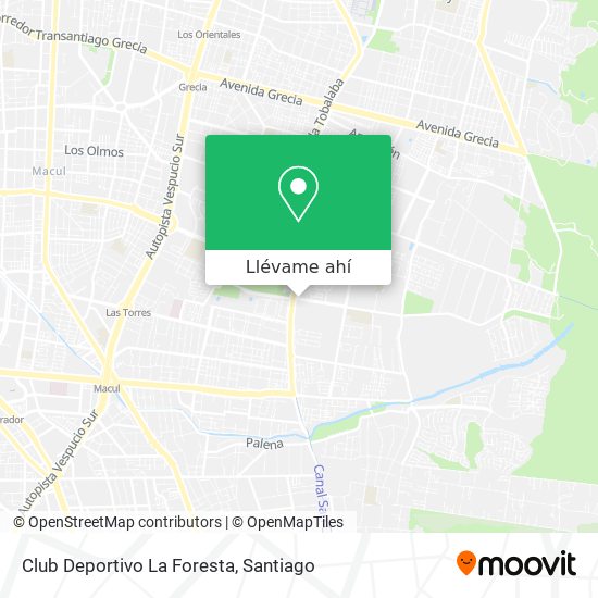 Mapa de Club Deportivo La Foresta