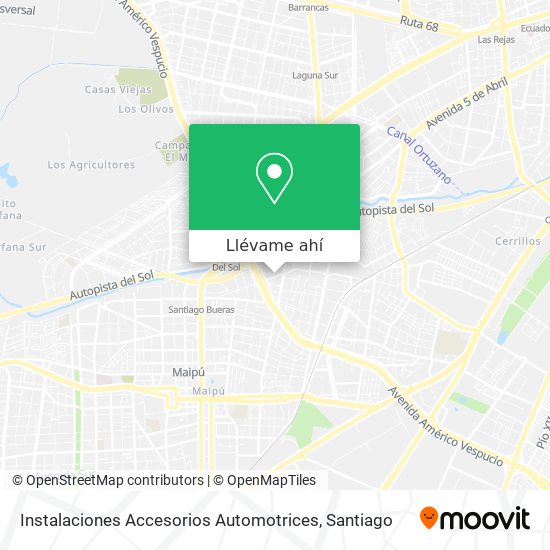 Mapa de Instalaciones Accesorios Automotrices