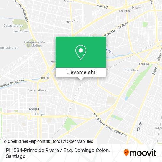 Mapa de PI1534-Primo de Rivera / Esq. Domingo Colón