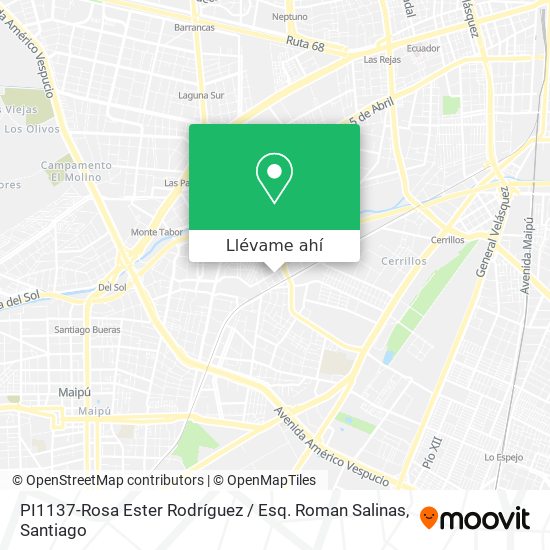 Mapa de PI1137-Rosa Ester Rodríguez / Esq. Roman Salinas