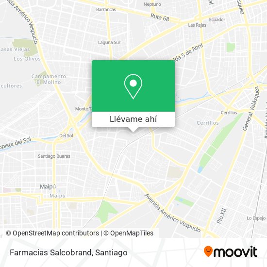 Mapa de Farmacias Salcobrand