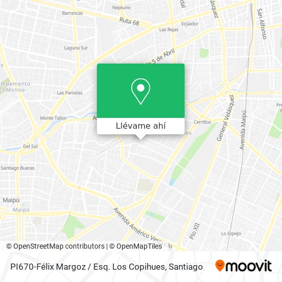 Mapa de PI670-Félix Margoz / Esq. Los Copihues