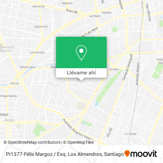 Mapa de PI1377-Félix Margoz / Esq. Los Almendros