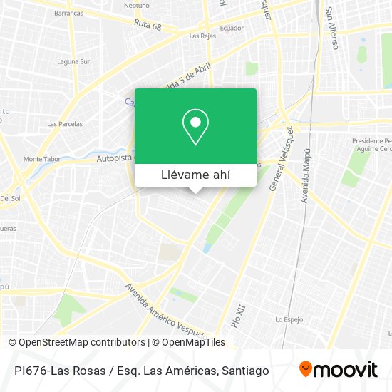 Mapa de PI676-Las Rosas / Esq. Las Américas