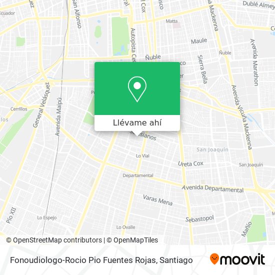 Mapa de Fonoudiologo-Rocio Pio Fuentes Rojas