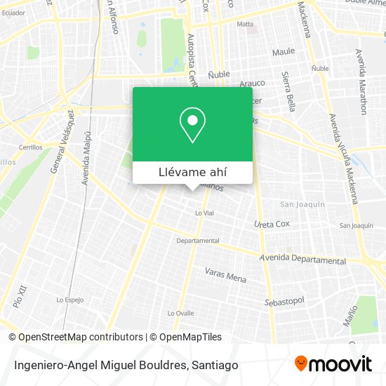 Mapa de Ingeniero-Angel Miguel Bouldres