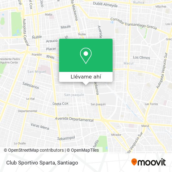 Mapa de Club Sportivo Sparta
