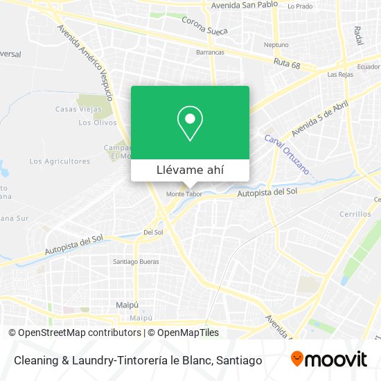 Mapa de Cleaning & Laundry-Tintorería le Blanc