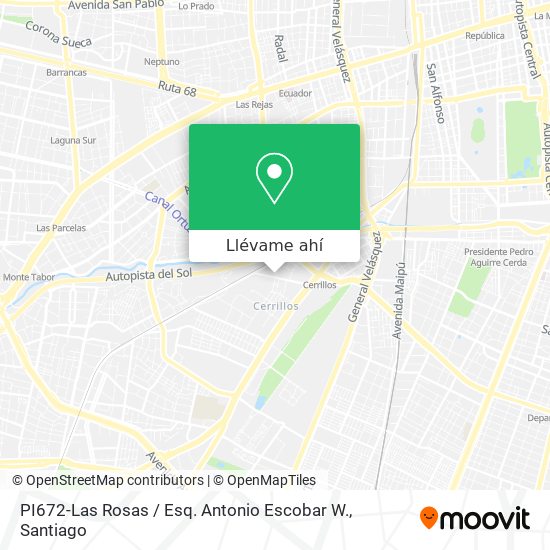 Mapa de PI672-Las Rosas / Esq. Antonio Escobar W.