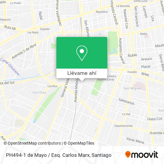 Mapa de PH494-1 de Mayo / Esq. Carlos Marx