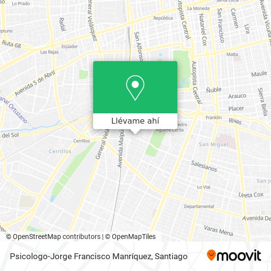 Mapa de Psicologo-Jorge Francisco Manríquez